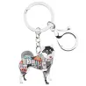 Shiba inu - emaille hond - metalen sleutelhangerSleutelhangers