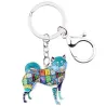Shiba inu - emaille hond - metalen sleutelhangerSleutelhangers