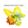 Fashionable hair clip - handmade - flower orchidHair clips