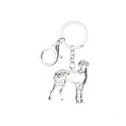 Duitse Dog - emaille hond - metalen sleutelhangerSleutelhangers