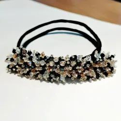 Crystal headband - hair decoration - with pearls / crystalsHair clips