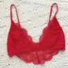Sexy lace bra - deep V-neck - short topLingerie