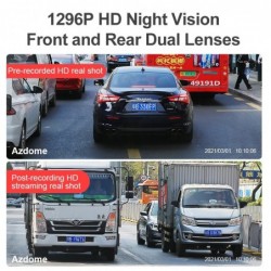 AZDOME M17 - dashcam - DVR - parkeermonitor - WiFi - nachtzicht - dubbele lensDash cams