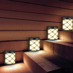 Solar wandlamp - tuinlamp - met bewegingssensor - waterdicht - 6 LEDSolar verlichting