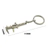 Mini schuifmaat liniaal metalen sleutelhangerSleutelhangers