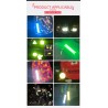 Candle lights streamer - reflective keychain - safety pendantKeyrings