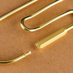 Vintage brass loop - key holder organiser - keychainKeyrings