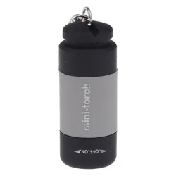 Mini zaklamp zaklamp - LED - USB - oplaadbaar - waterdicht - met sleutelhangerZaklampen
