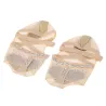 Ballet / dans sokken - open teen / beschermende leren pads - mesh / strassDames mode