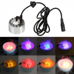 Ultrasonic fog maker - for water pond / fountain / air humidifier - color changing LED light - 24VHumidifiers