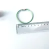 Sleutelhanger van roestvrij staaldraad - rond touw - schroefbare connectorSleutelhangers