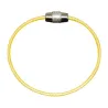 Sleutelhanger van roestvrij staaldraad - rond touw - schroefbare connectorSleutelhangers