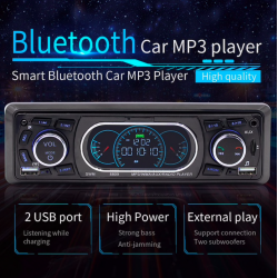 Bluetooth autoradio Din 1 - AUX/TF/USB FM/MP3 - 60Wx4 - handsfree bellenRadio