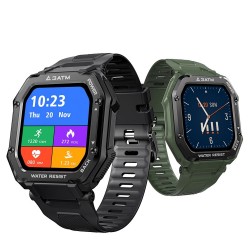 KOSPET ROCK - Smart Watch - Bluetooth - Android / IOS - waterdicht - fitnesstracker - bloeddrukmeterSmart-Wear