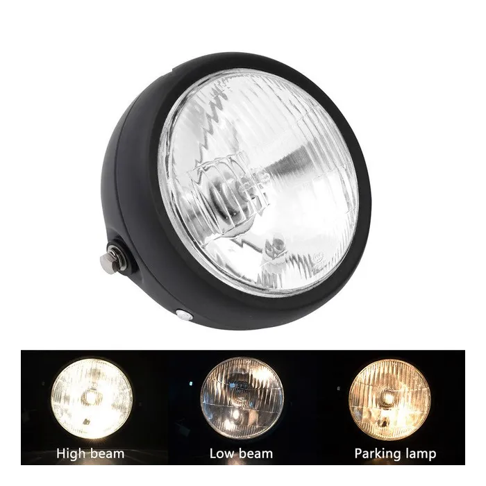 6 1/2" - retro motorcycle headlight lampLights
