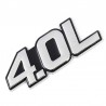3D metalen autosticker - embleem motormaat - 4.0L - 7.0LStickers