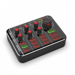 Microfoonmixer - podcaster - digitaal - 12 geluid audio-effectMicrofonen