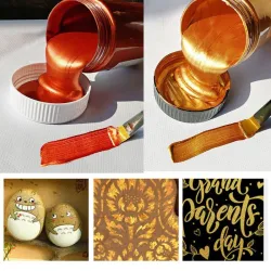 Metallic acrylverf - waterdicht - voor het kleuren van beeldhouwwerken / kleding / graffitiHobby & verzamelingen