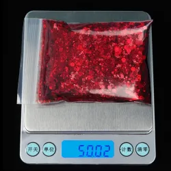 Nail art glitter - gemengde zeshoekige vorm / pailletten / vlokken / plakjes - 50gNagellak
