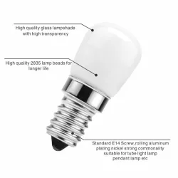 Koelkastlamp - SMD2835 LED - E14 - 3W - 220V - 2 stuksE14