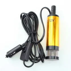 Mini electric transfer pump - for water / oil - belt filter - submersible - with car plug - 38mm - 12L/minTools & maintenance