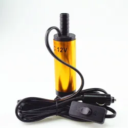 Mini electric transfer pump - for water / oil - belt filter - submersible - with car plug - 38mm - 12L/minTools & maintenance
