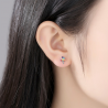 Enamel drawing board - earrings - 925 silverEarrings