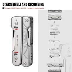 ROXON S802 Phantom - multitool - tang / schaar met verwisselbaar mes / draadknipperTang