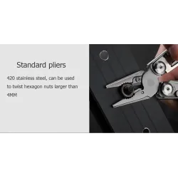 Camping multi tool - pliers / cable wire cutter / folding knife - HRC78KKnives & Multitools