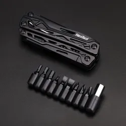 NexTool Black Knight - 11 in 1 multifunctioneel gereedschap - vouwtang / schaar / opener / schroevendraaiersMultitool & Zakmes