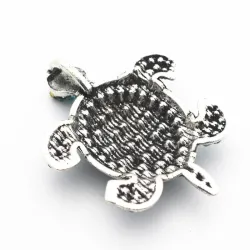 Vintage ketting met strass schildpadHalskettingen