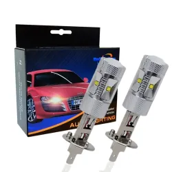 H1 LED lamp - High Power - 60W - CREE chip - 6000K - 2 stuksH1