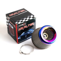 Koudeluchtinlaatfilter - high flow - voor raceauto's - 3" - 76mmLuchtfilters