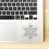 Metatron's kubus - heilige geometrie sticker - voor auto / laptop / raamStickers