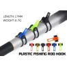 Plastic fishing rod hook - keeper holder lure - 10 piecesTools