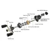 Professionele hengelmolen - lange worp - ultra licht - 7.2:1 / 8.1:1 - 18LBGereedschap