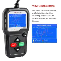 KW680S - car diagnosis - read fault code - scanner - EOBD / OBD2Diagnosis