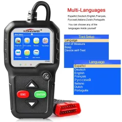KW680S - car diagnosis - read fault code - scanner - EOBD / OBD2Diagnosis