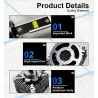 Car headlight - LED Canbus bulb - D1S / D2S / D3S / D4S / D2R/ D4R - 90W - 12V - 10000LM - 6000K - 2 piecesLED