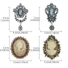 Vintage broche - kristallen cameeBroches