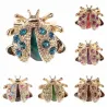 Kristallen lieveheersbeestje - elegante brocheBroches
