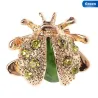 Kristallen lieveheersbeestje - elegante brocheBroches