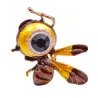 Big-Eye - bij - strass brocheBroches