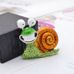 Smiling crystal snail - broochBrooches