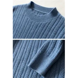 Elegant men's sweater - pure goat cashmereHoodies & Sweatshirt
