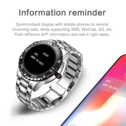 Smart Watch - elektronisch stalen horloge - LED - digitaal - waterdicht - hartslag/bloeddrukHorloges