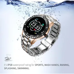 Smart Watch - elektronisch stalen horloge - LED - digitaal - waterdicht - hartslag/bloeddrukHorloges