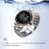 Smart Watch - elektronisch stalen horloge - LED - digitaal - waterdicht - hartslag/bloeddrukHorloges