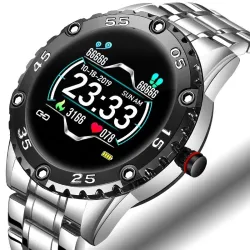 Smart Watch - elektronisch stalen horloge - LED - digitaal - waterdicht - hartslag/bloeddrukHorloges