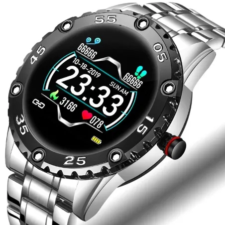 Smart Watch - elektronisch stalen horloge - LED - digitaal - waterdicht - hartslag/bloeddrukHorloges